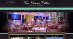 Desktop Screenshot of neworleansparties.com